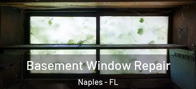 Basement Window Repair Naples - FL