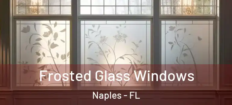 Frosted Glass Windows Naples - FL