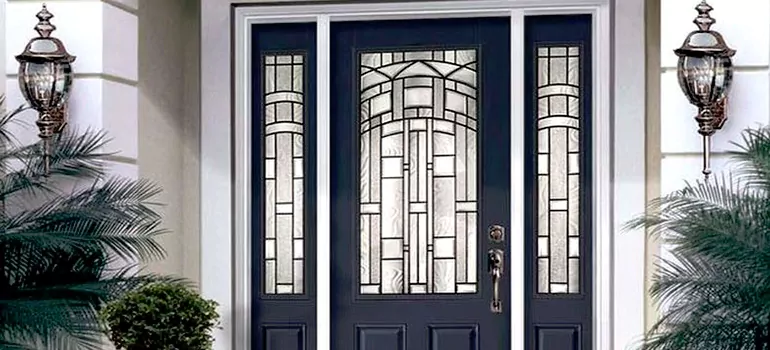 Stained Glass Door Panels in Naples, FL