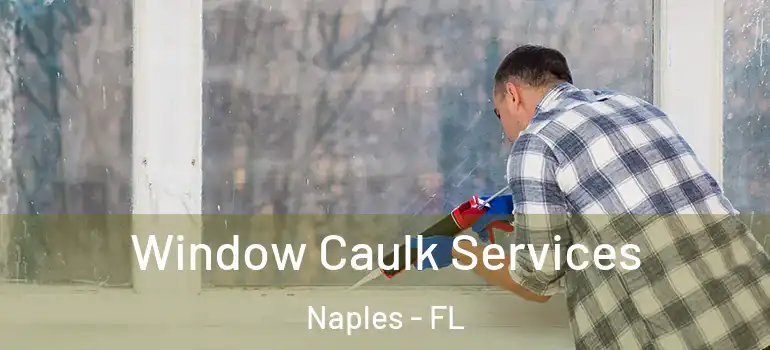 Window Caulk Services Naples - FL